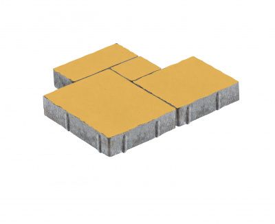 Тротуарная плитка 342 Механический завод Вилла Желтый