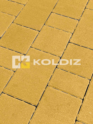 Тротуарная плитка Колдиз Новый город Желтая