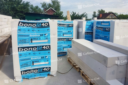 Пеноблоки перегородочные Bonolit Малоярославец 625х250х150 D500