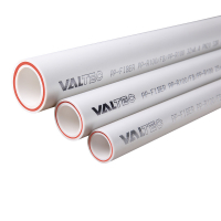 Труба полипропиленовая армированная стекноволокном Valtec PP-R/FB/PP-R 20х2,8 PN20 белая 2м